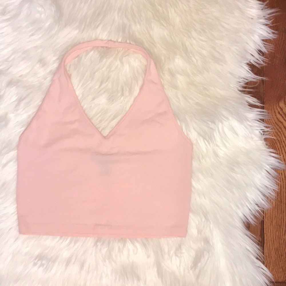 Pink H&M halter top